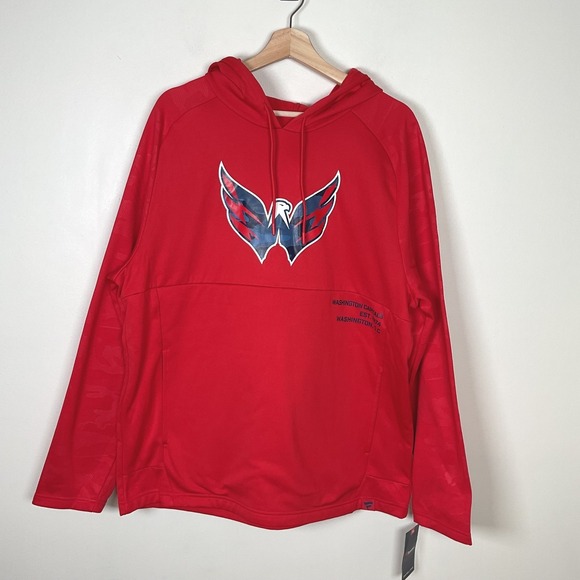 The Unbranded Brand Other - Fanatics Washington Capitals‎ NHL Red Hoodie Mens XL NWT